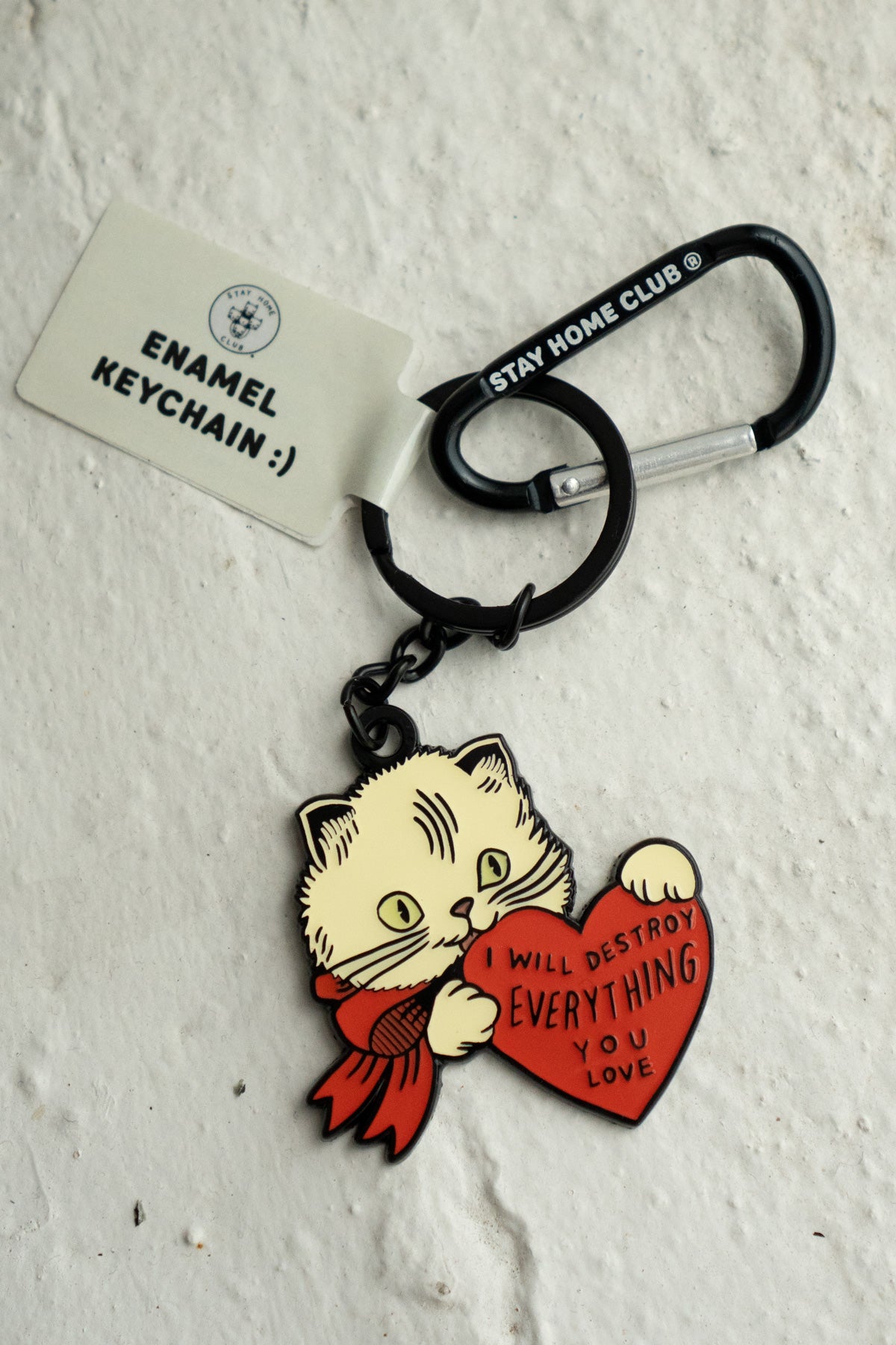 Porte-Clés 'Destroy Cat'