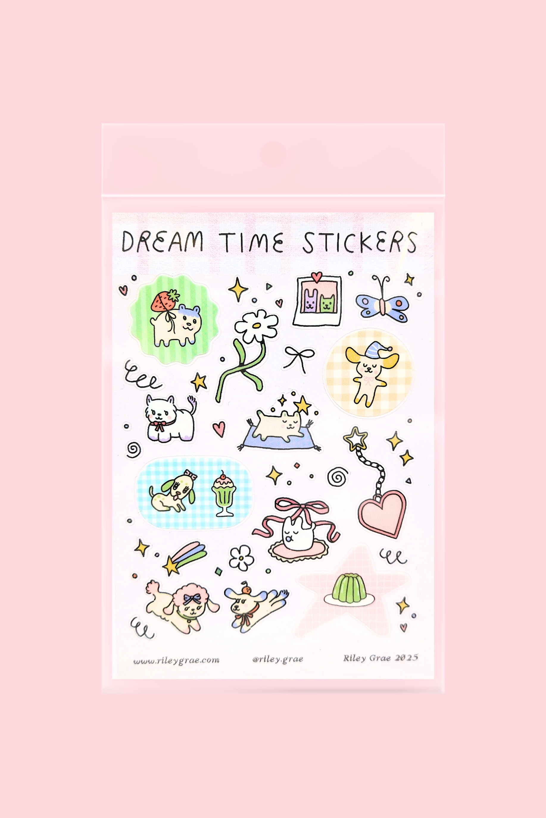 Dream Time Clear Sticker Sheet