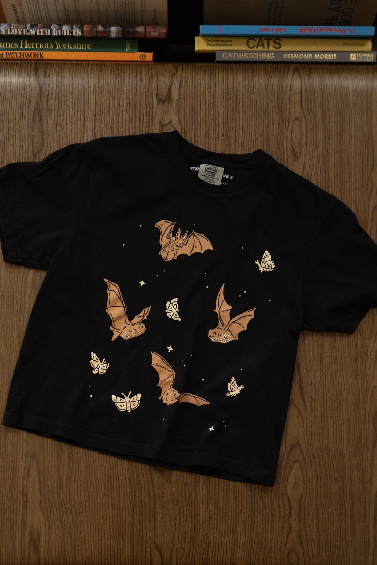 Echolocation Boxy Tee | Pepper / Black