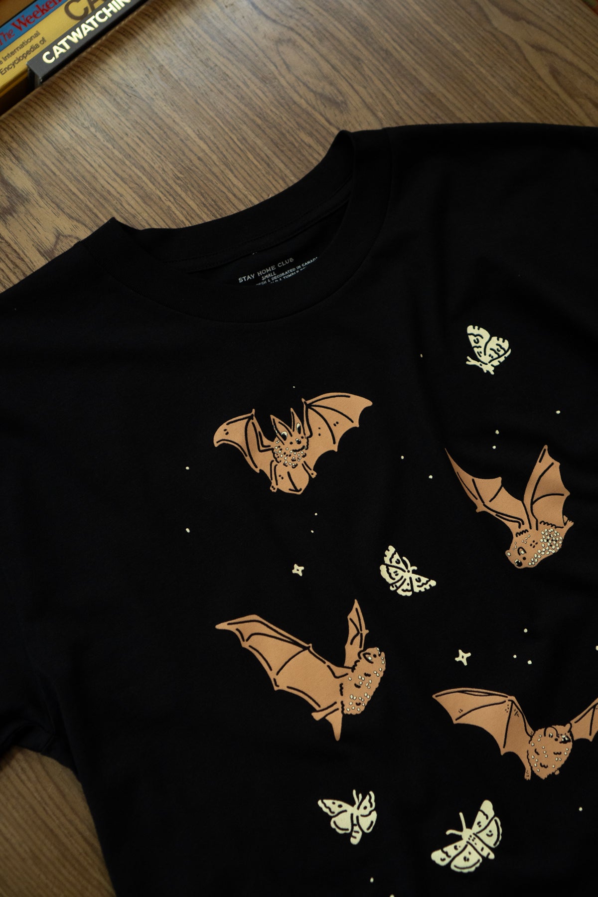 Echolocation Slouch Tee | Black