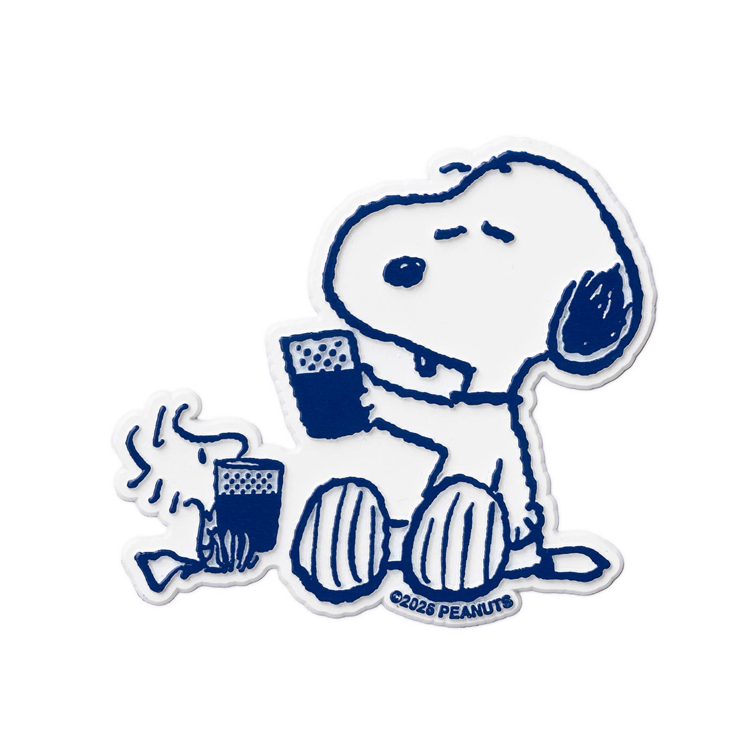 Snoopy & Woodstock "Cheers" Magnet