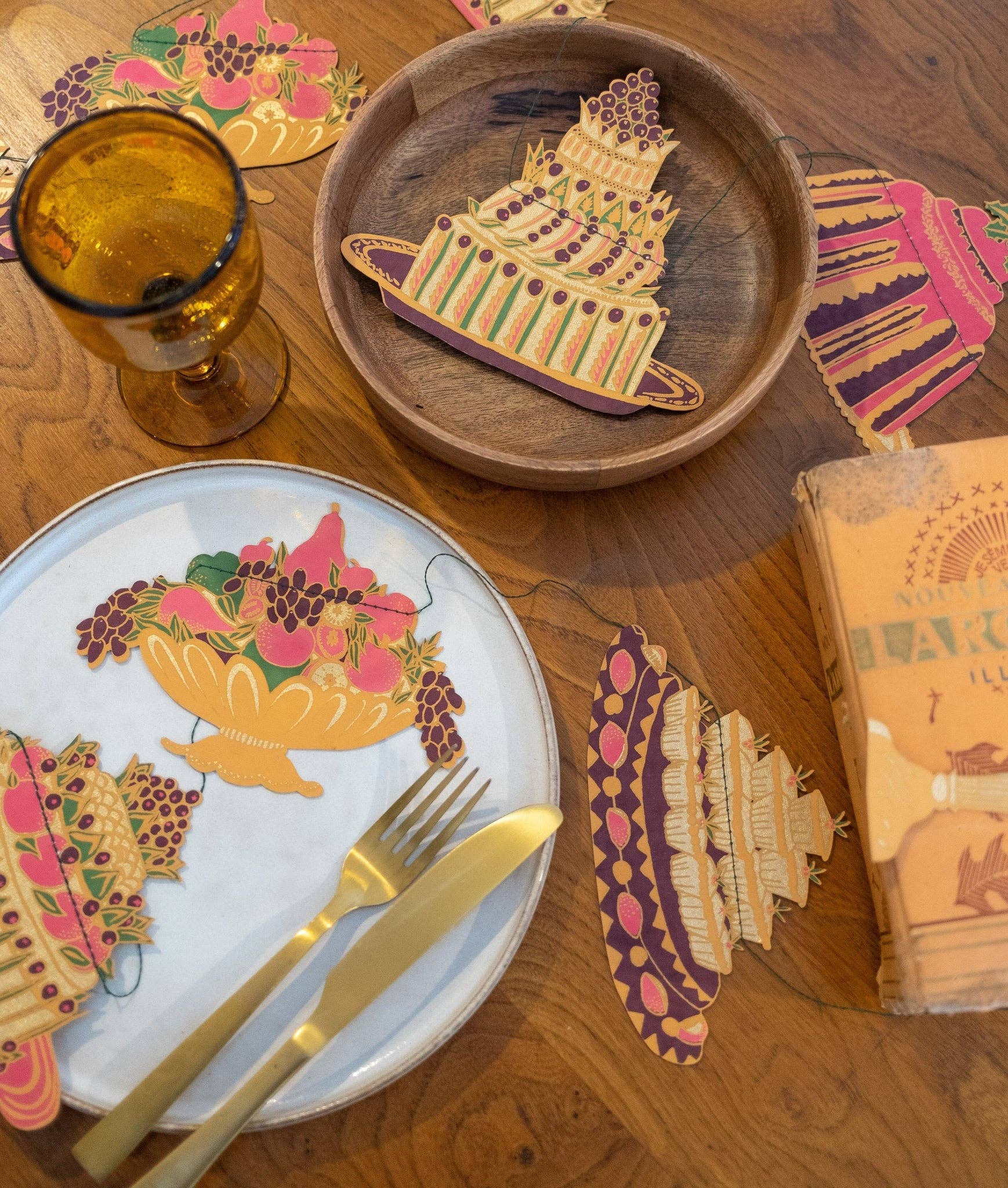 Banquet Screen Printed and Sewn Garland