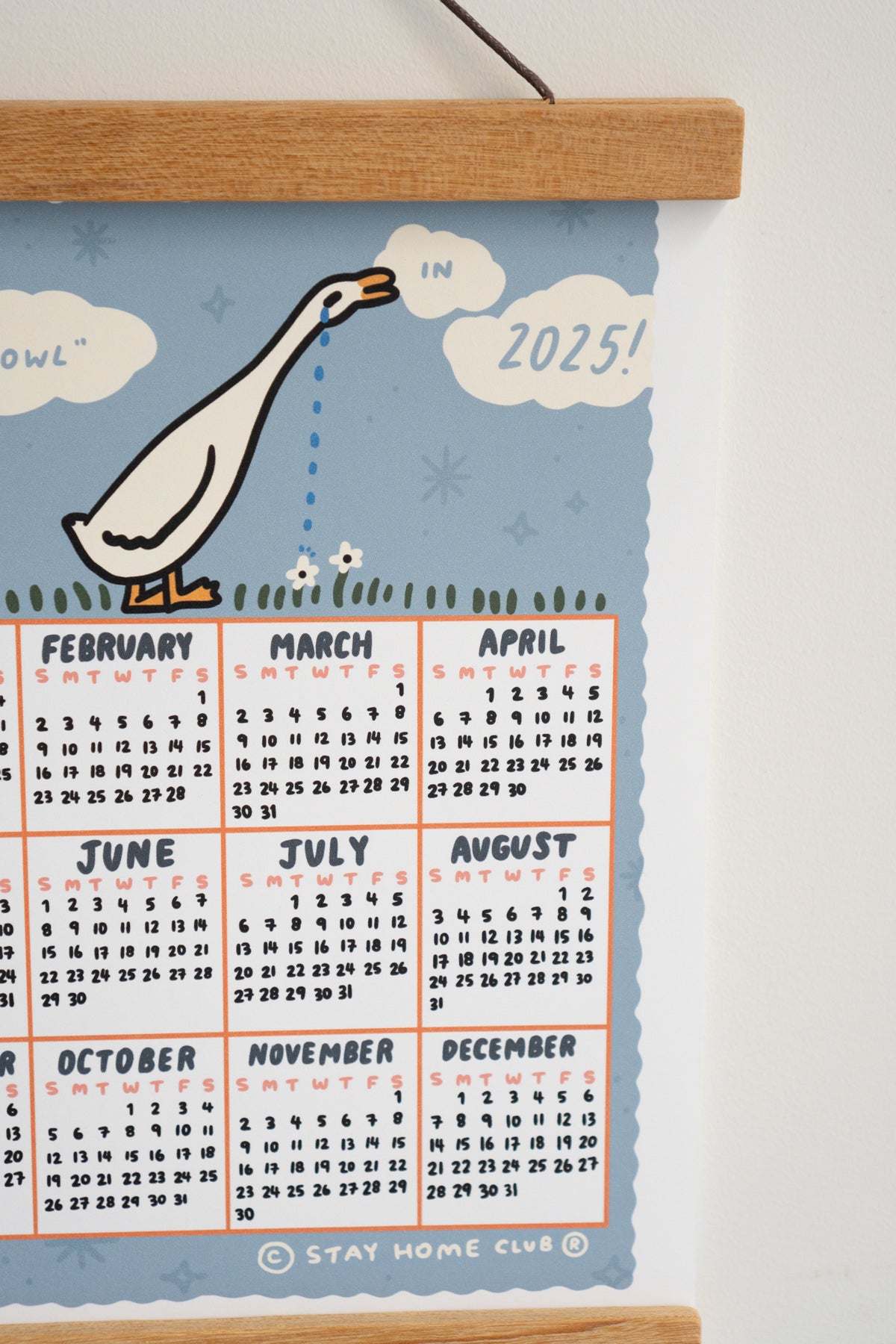 Feeling Fowl - 2025 Small Calendar Print