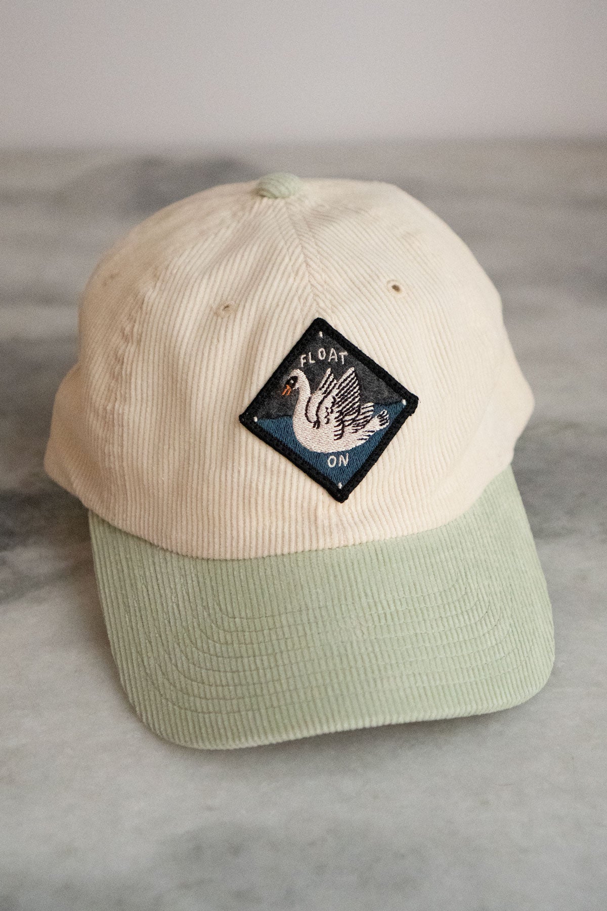Float On Patched Corduroy Dad Hat