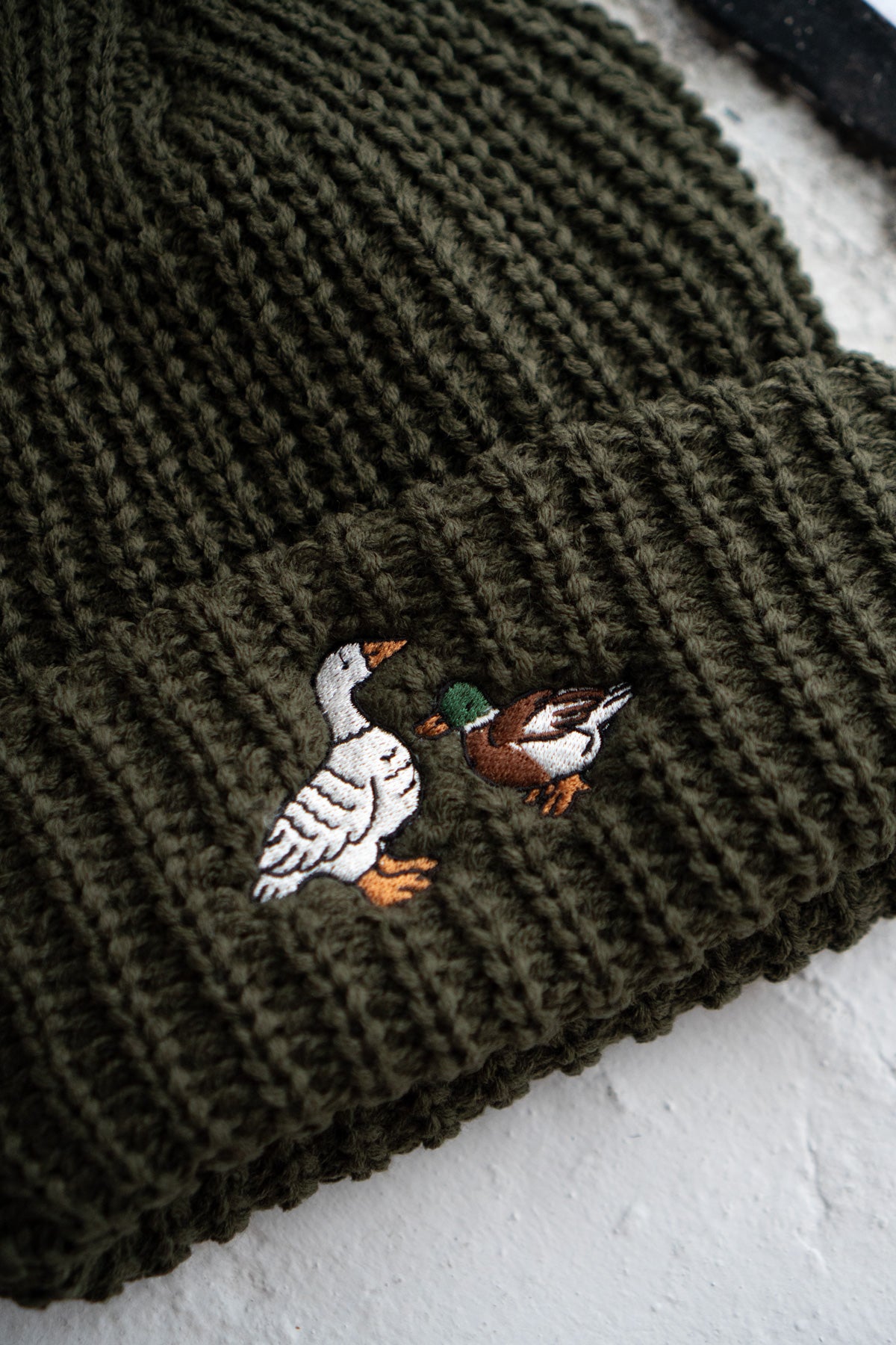 Fowl Chunky Knit Beanie