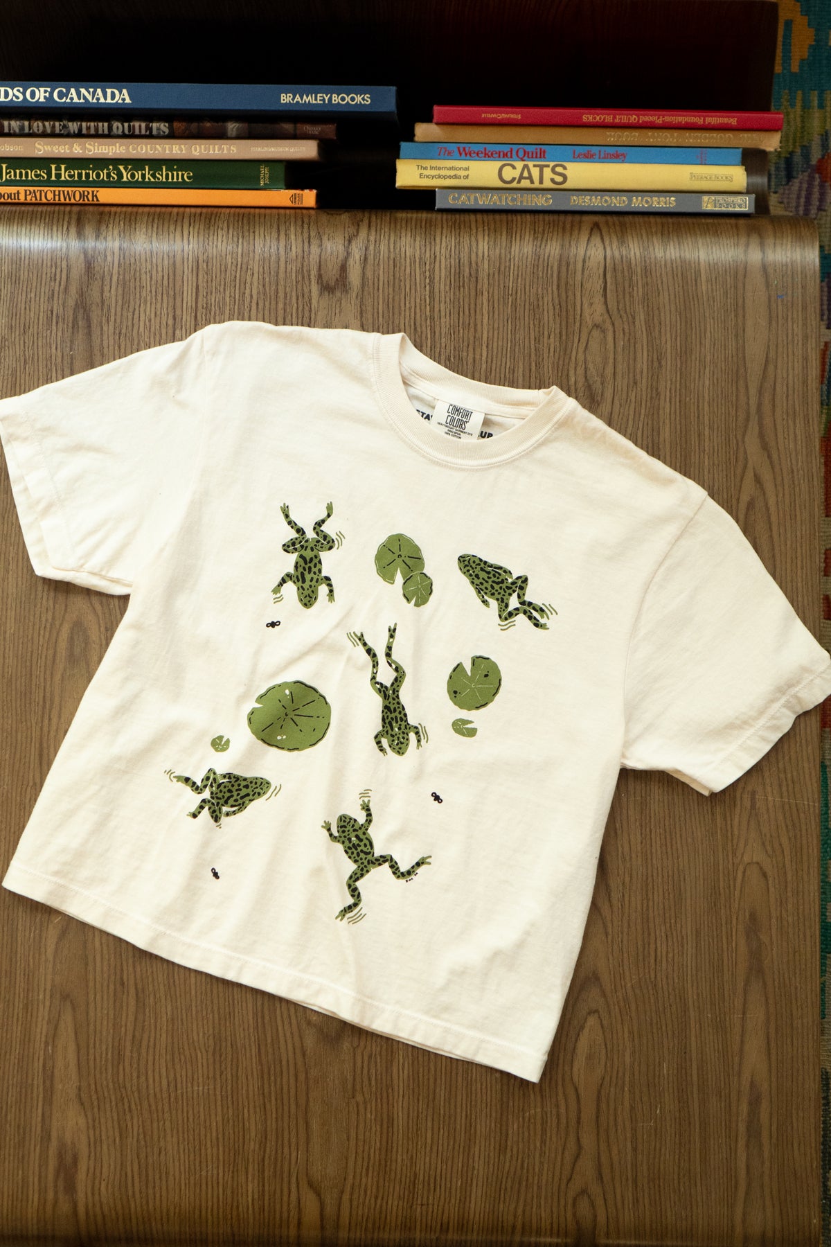T-Shirt Carré CC 'Flower Collar'