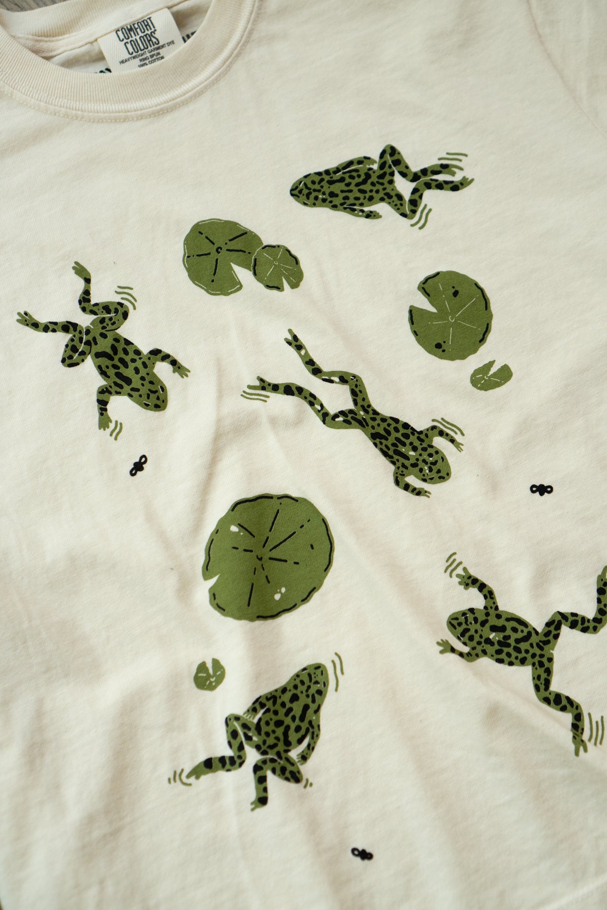 T-Shirt Carré CC 'Flower Collar'