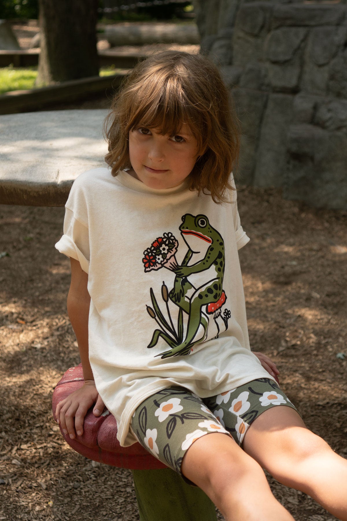 Froggy Bouquet Kids T-Shirt