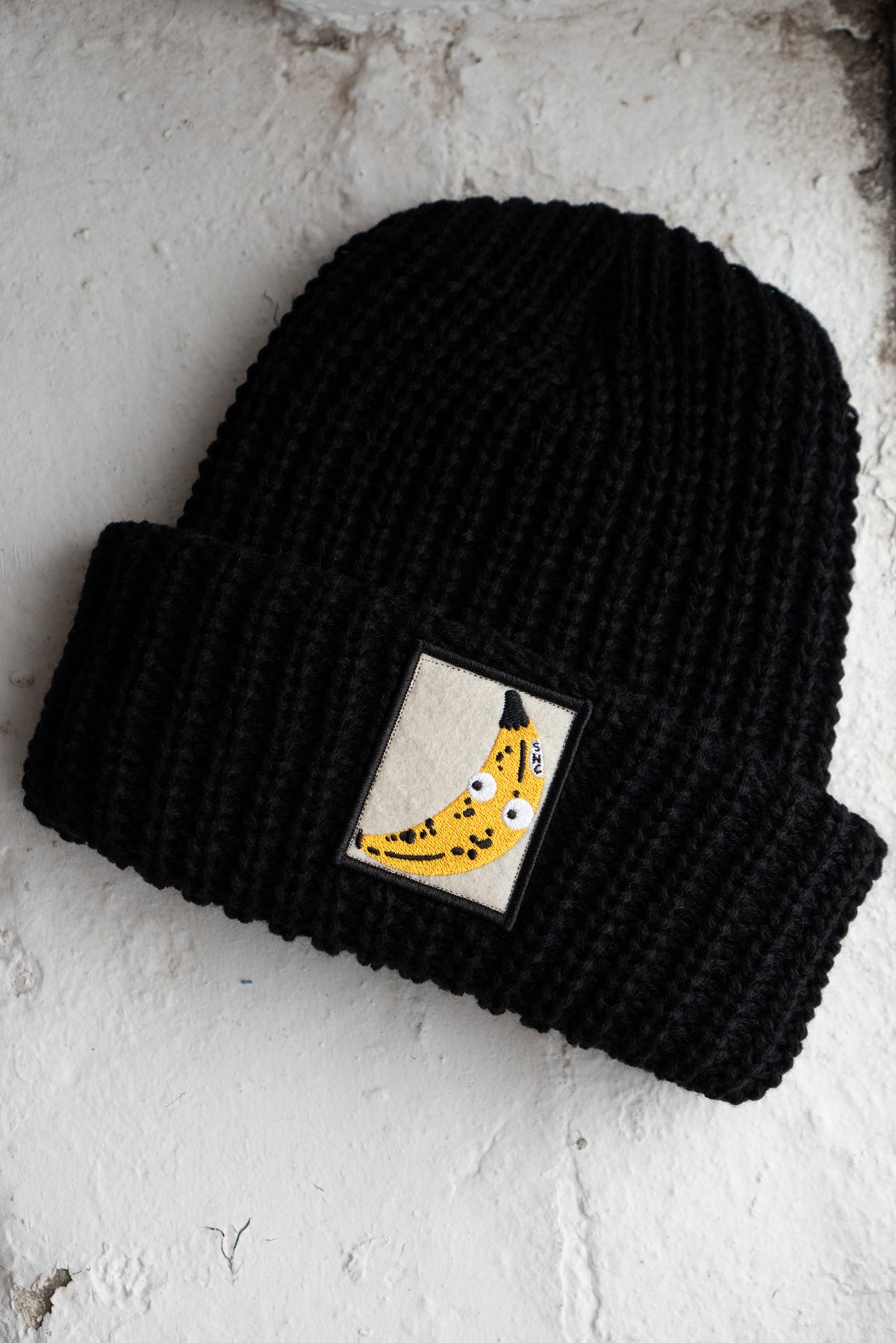 Googly Banana Chunky Beanie