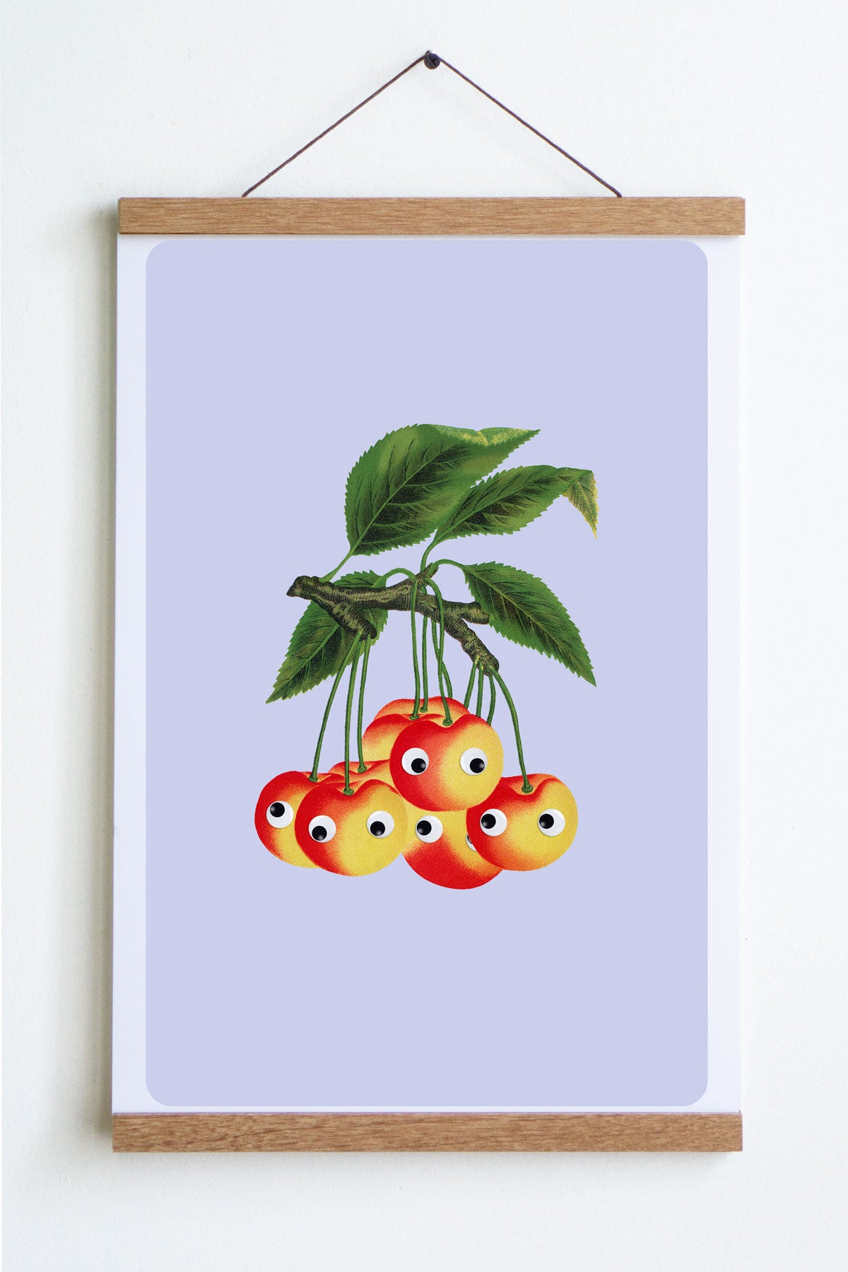 Googly Cherries Print