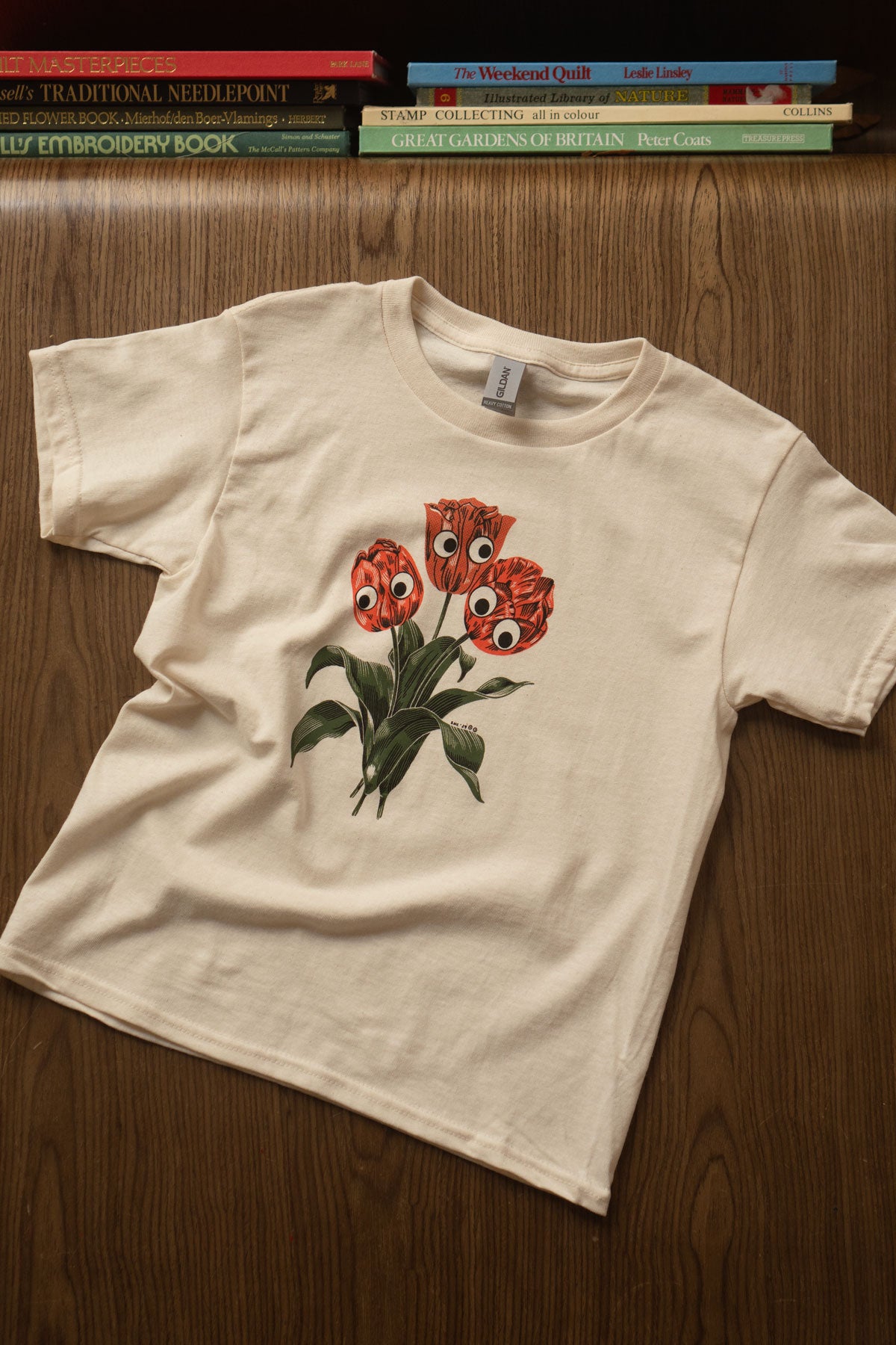 Googly Tulips Kids T-Shirt