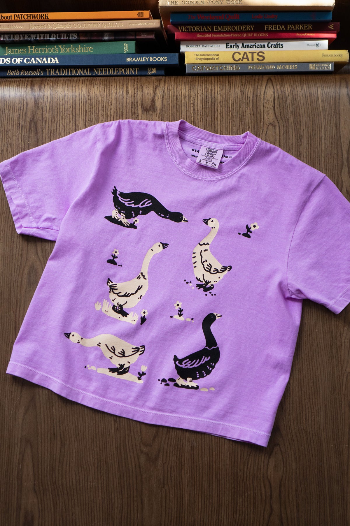 T-Shirt Carré CC 'Goose Morning'