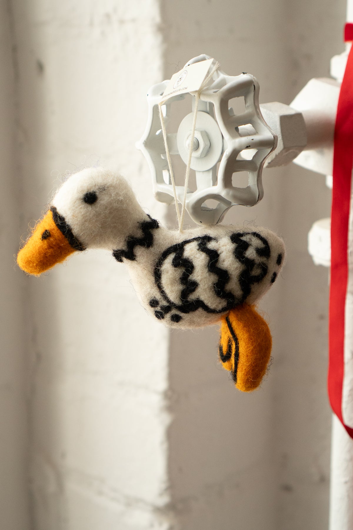 Set of 5 Felted Ornaments