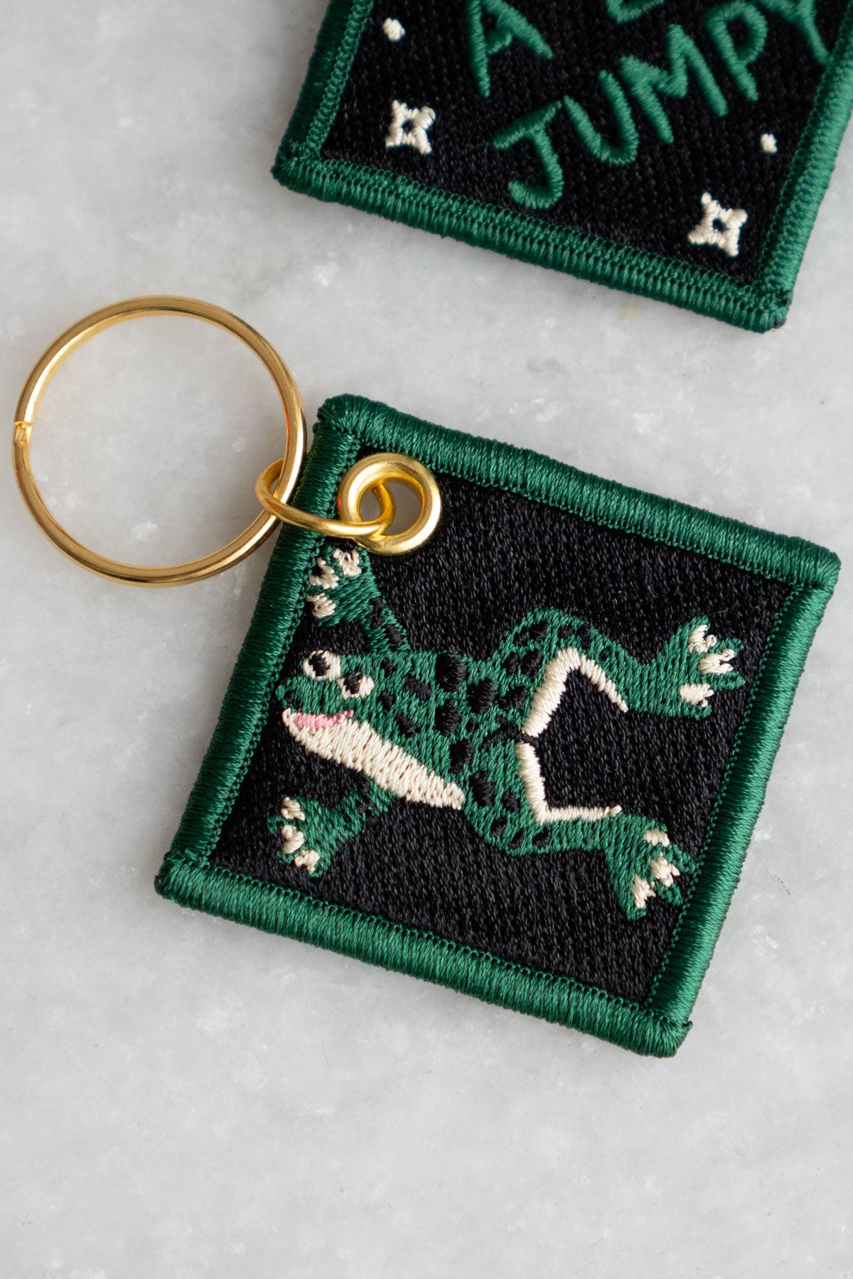I'm A Lil Jumpy - Embroidered Keychain