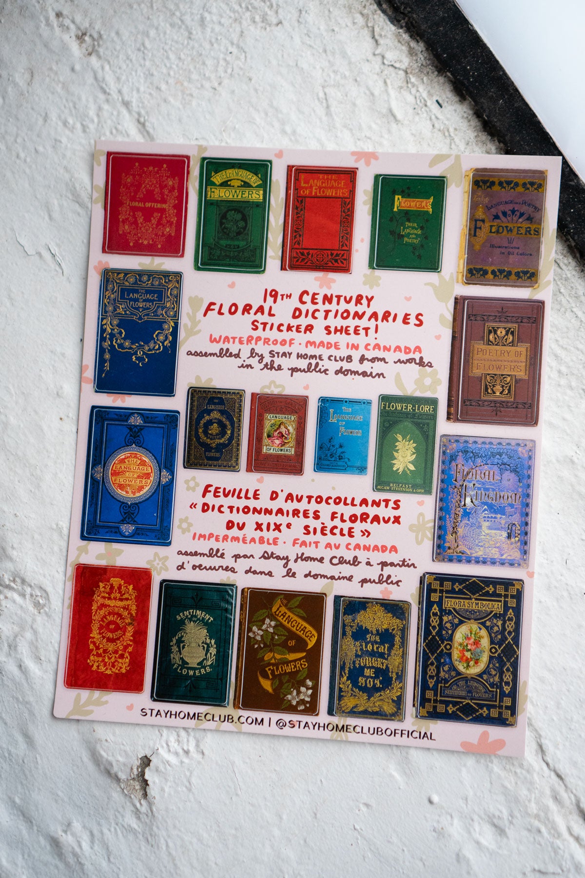 Floral Dictionaries - Mega Sticker Sheet