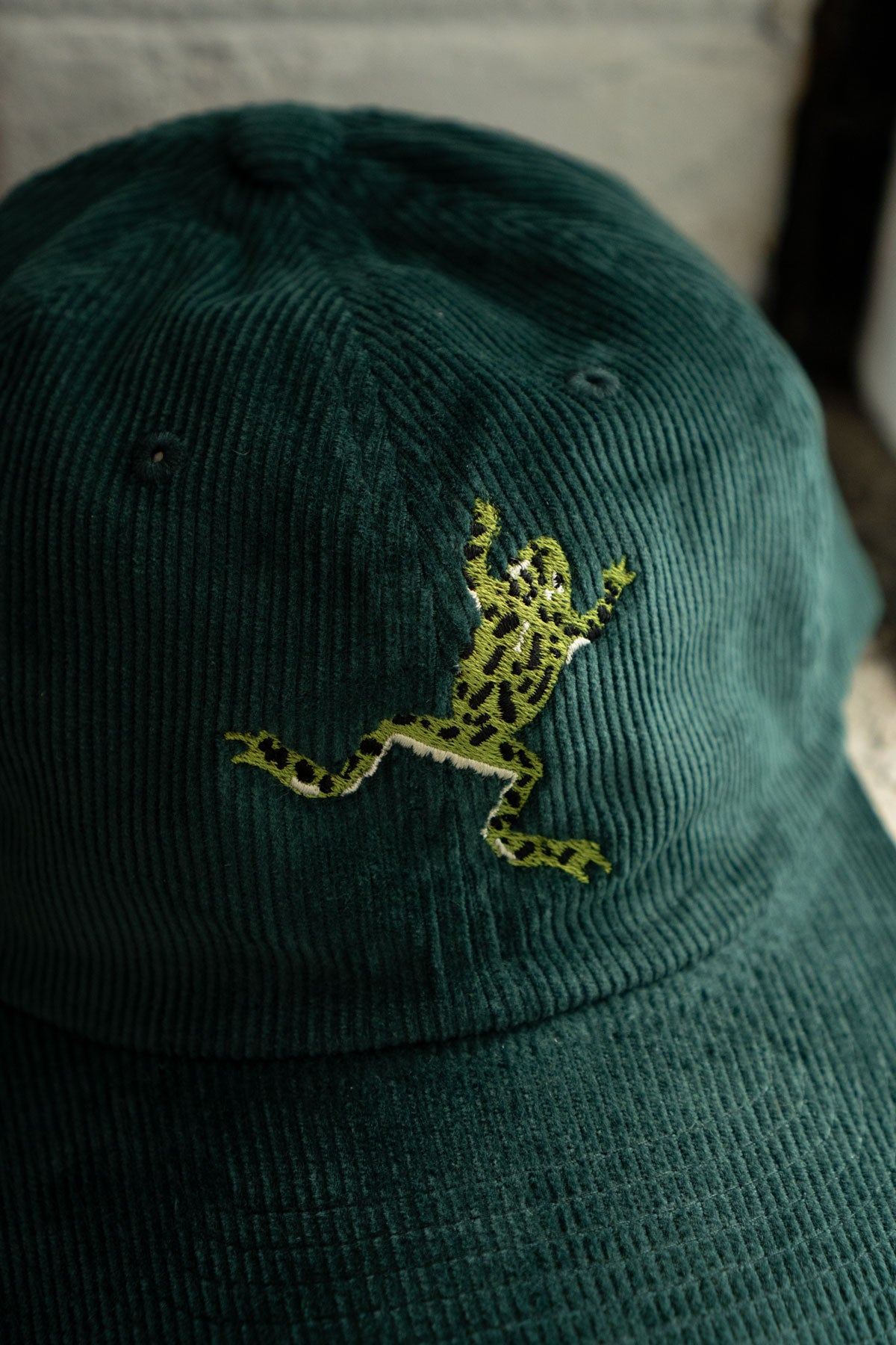 Casquette en Velours Côtelé 'Leap Frog'