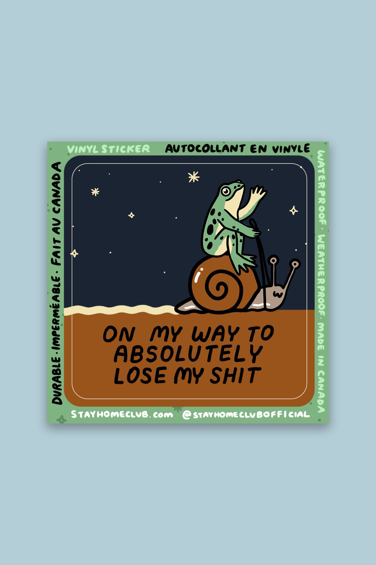 Lose My Shit Vinyl Sticker