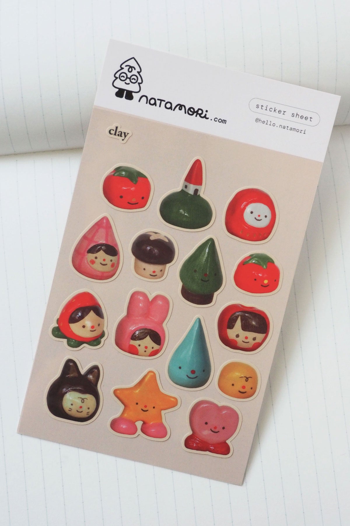 Clay - Sticker Sheet