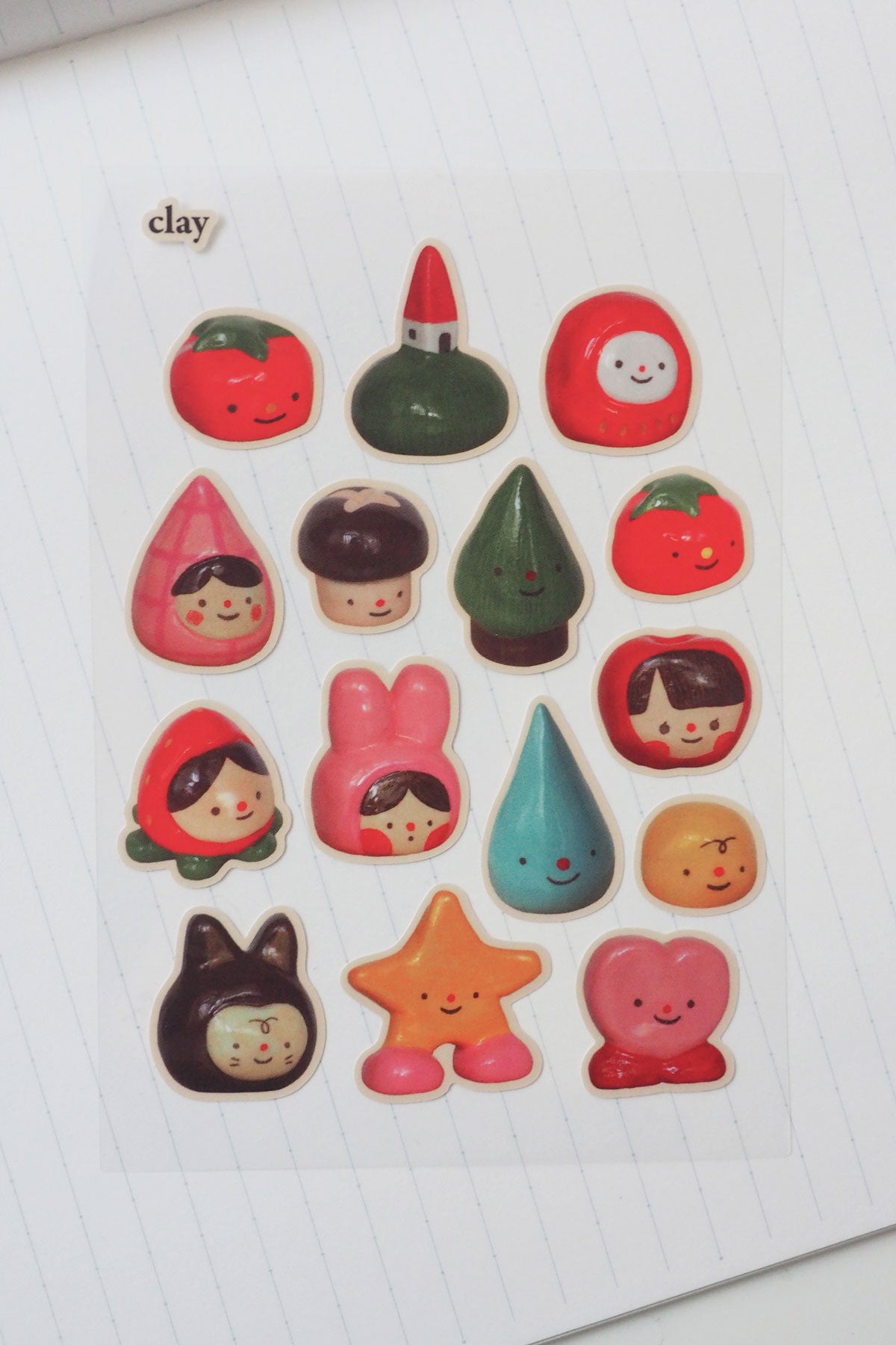 Clay - Sticker Sheet