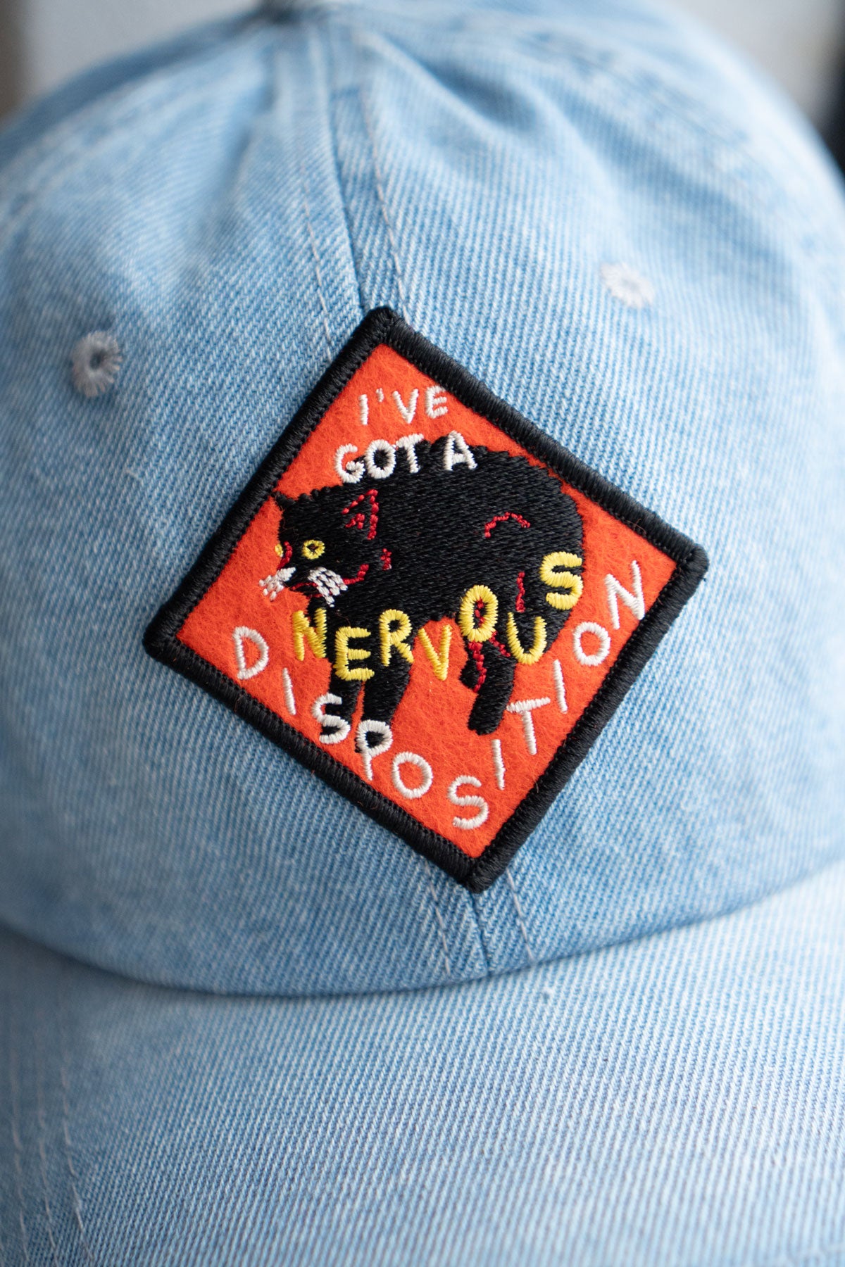 Nervous Disposition - Felt Sticky Patch