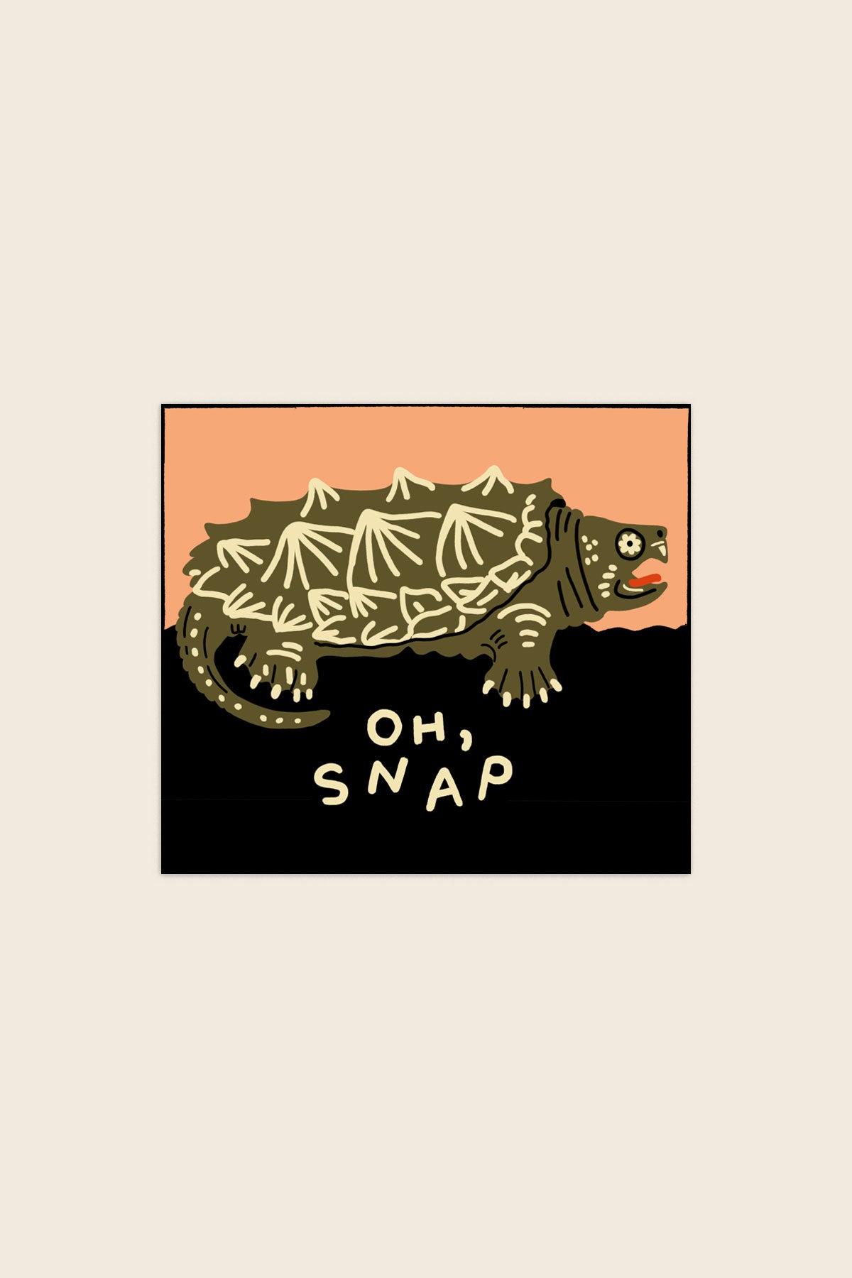 Oh Snap Vinyl Sticker