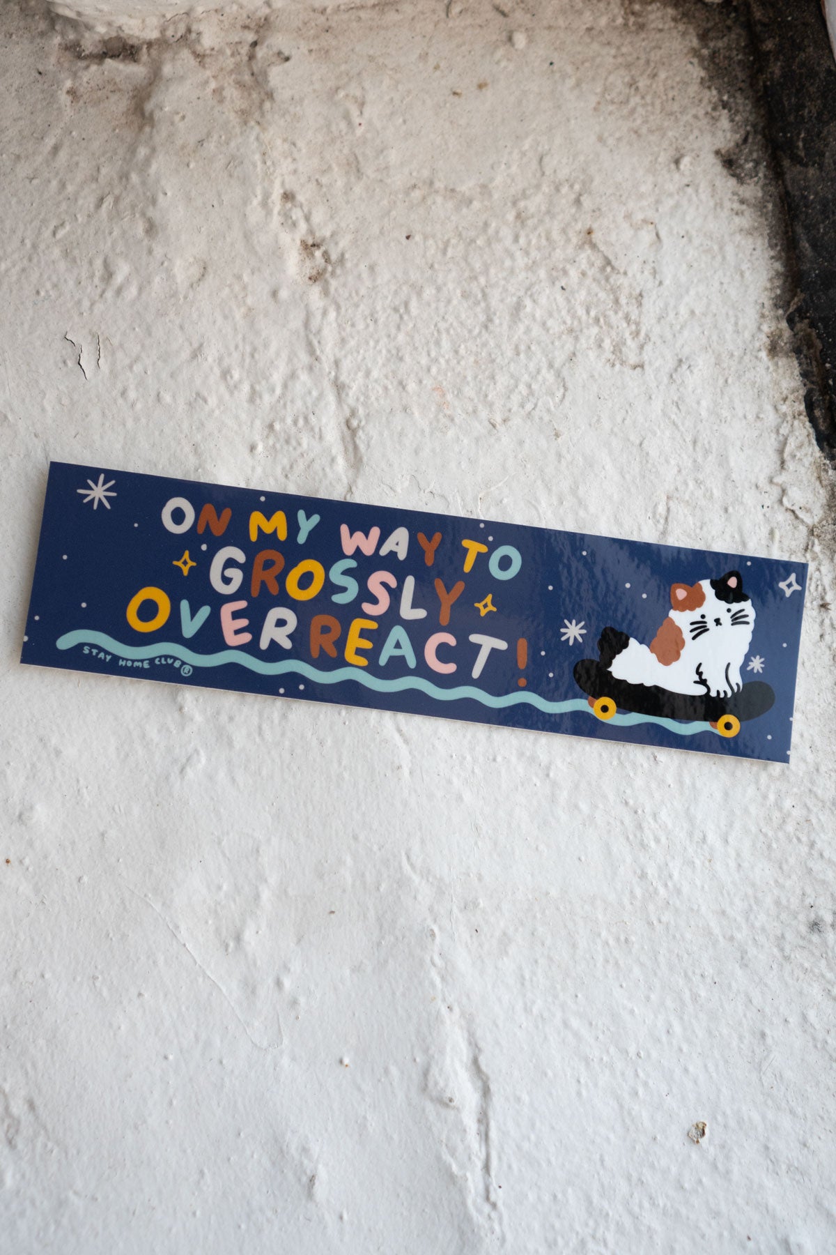 Overreact Bumper Sticker