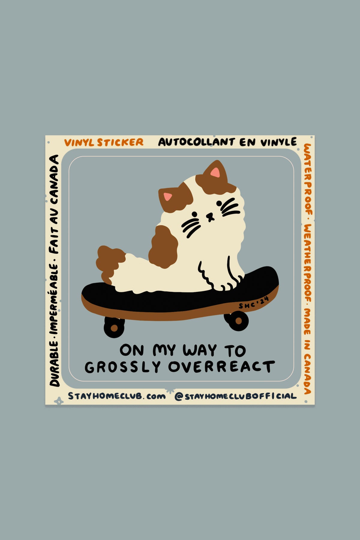 Overreact Vinyl Sticker