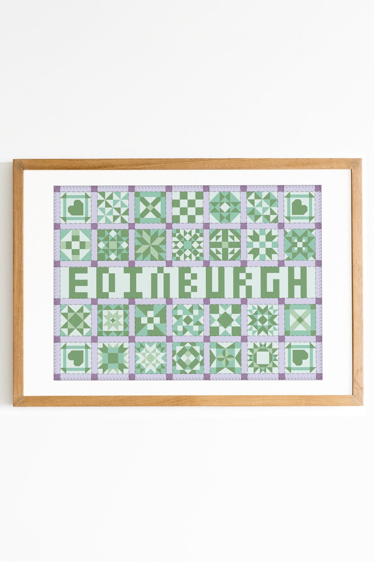 Cities Patchwork Print