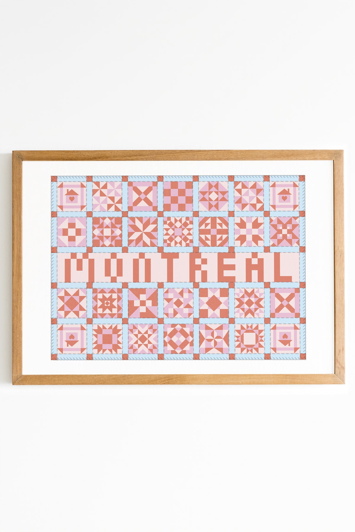 Cities Patchwork Print