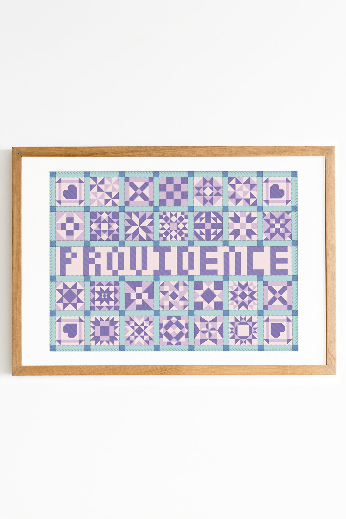 Cities Patchwork Print