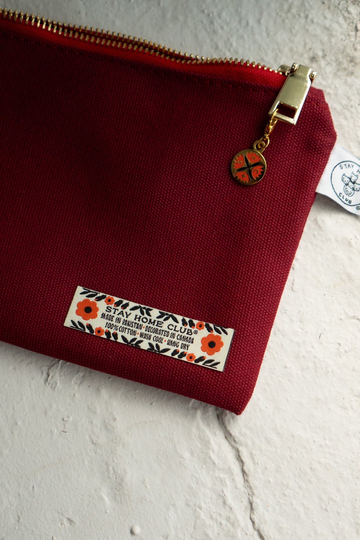 Patched Zipper Pouch - Pick Your Patch