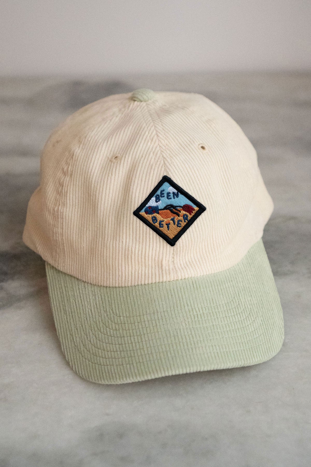 Patched Corduroy Dad Hat - Pick-Your-Patch