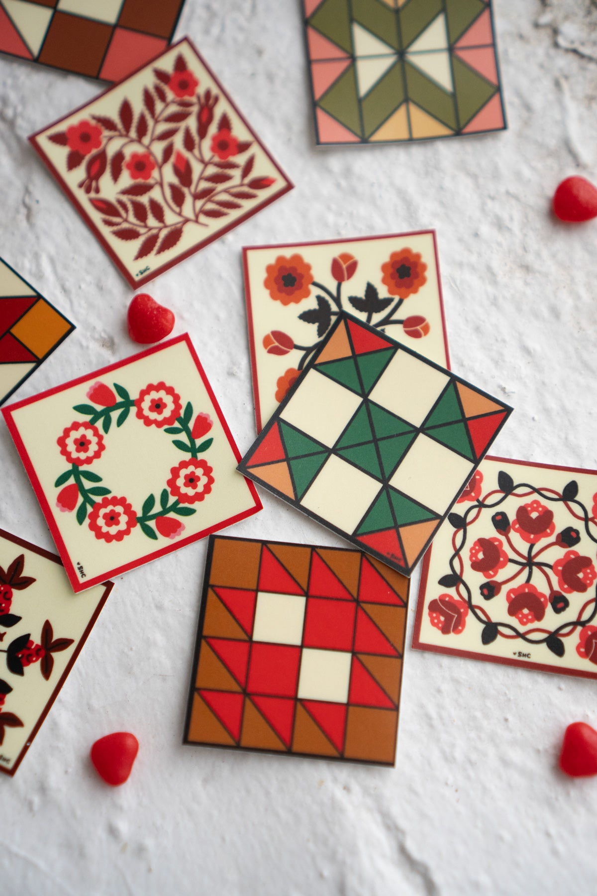 Quilt Block Gap Filler Sticker Pack