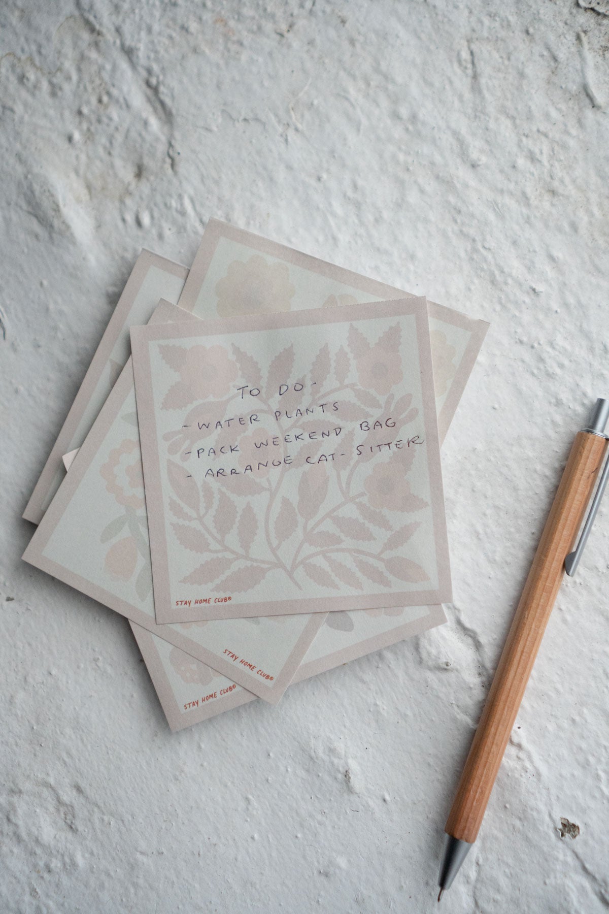 Quilt Block Notepad - Appliqué