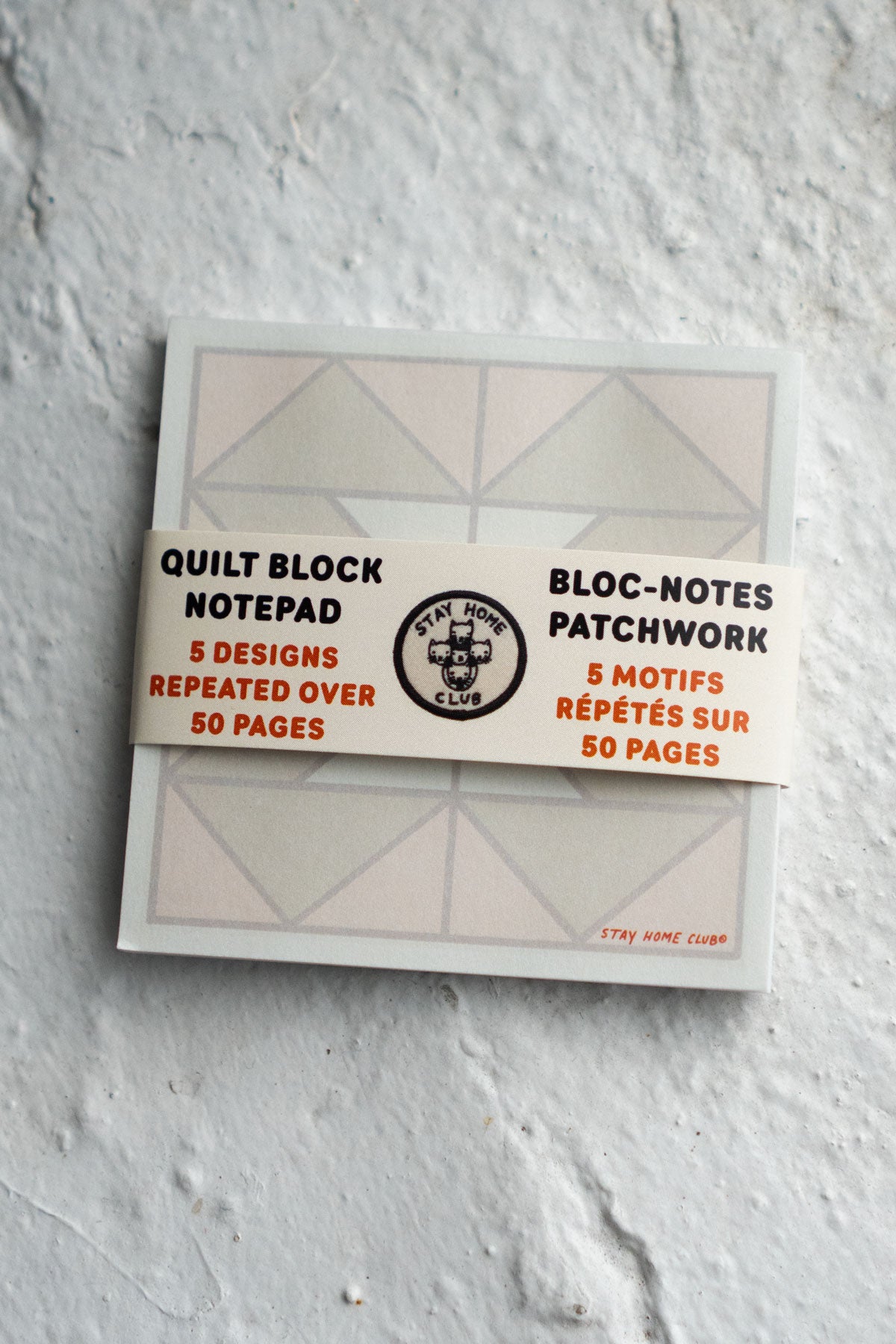 Quilt Block Notepad - Traditional