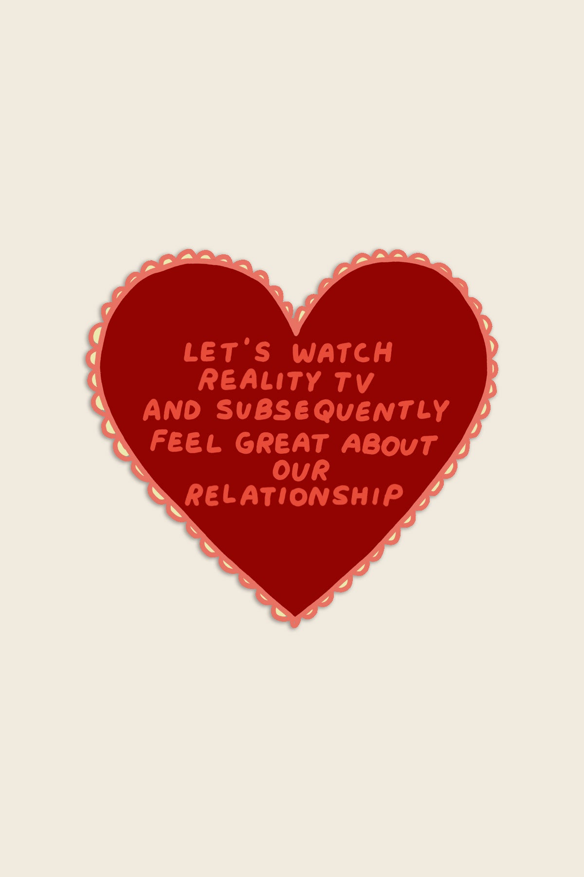 Reality TV Vinyl Sticker