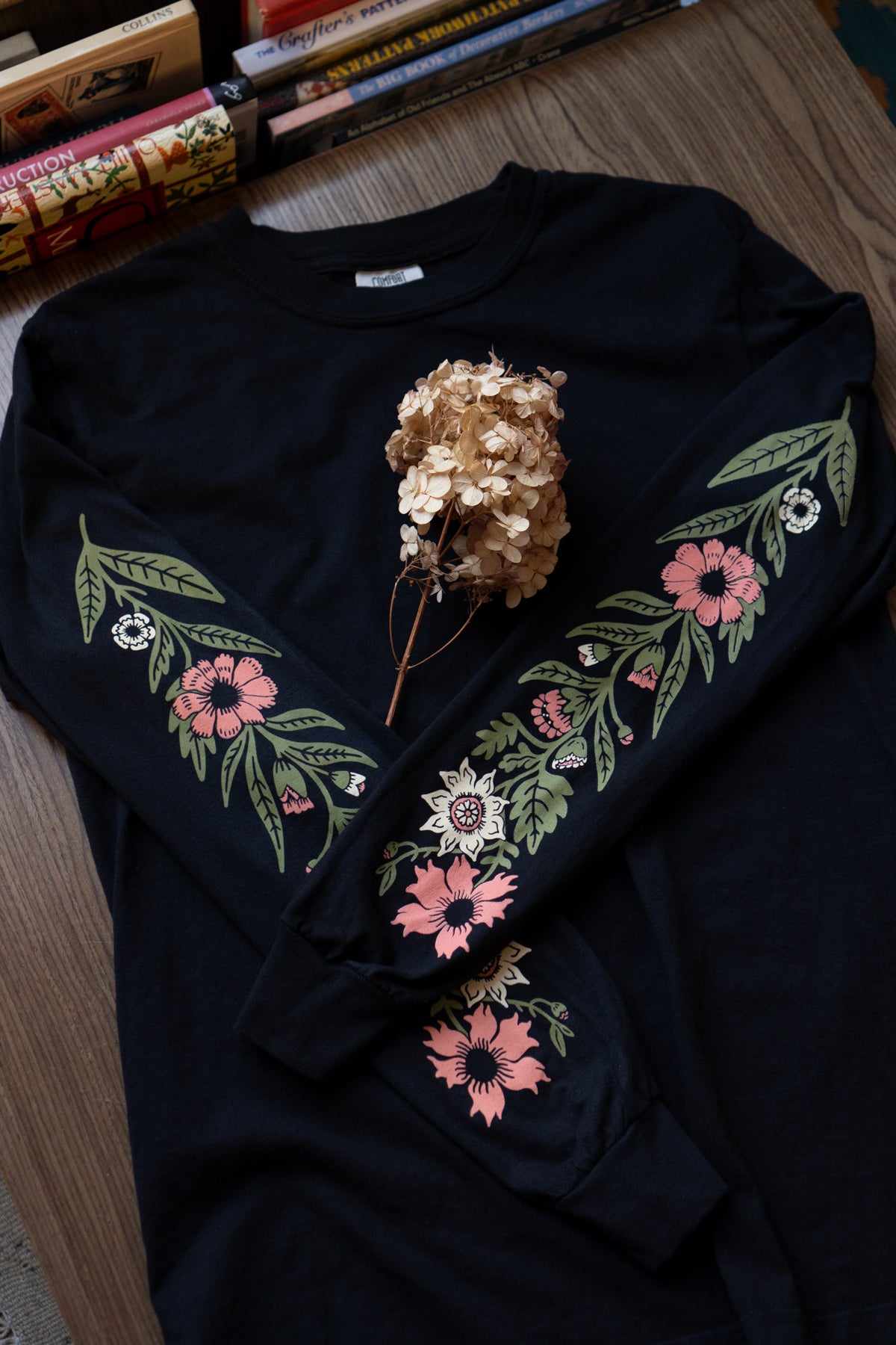 Red House Floral Long Sleeve Tee