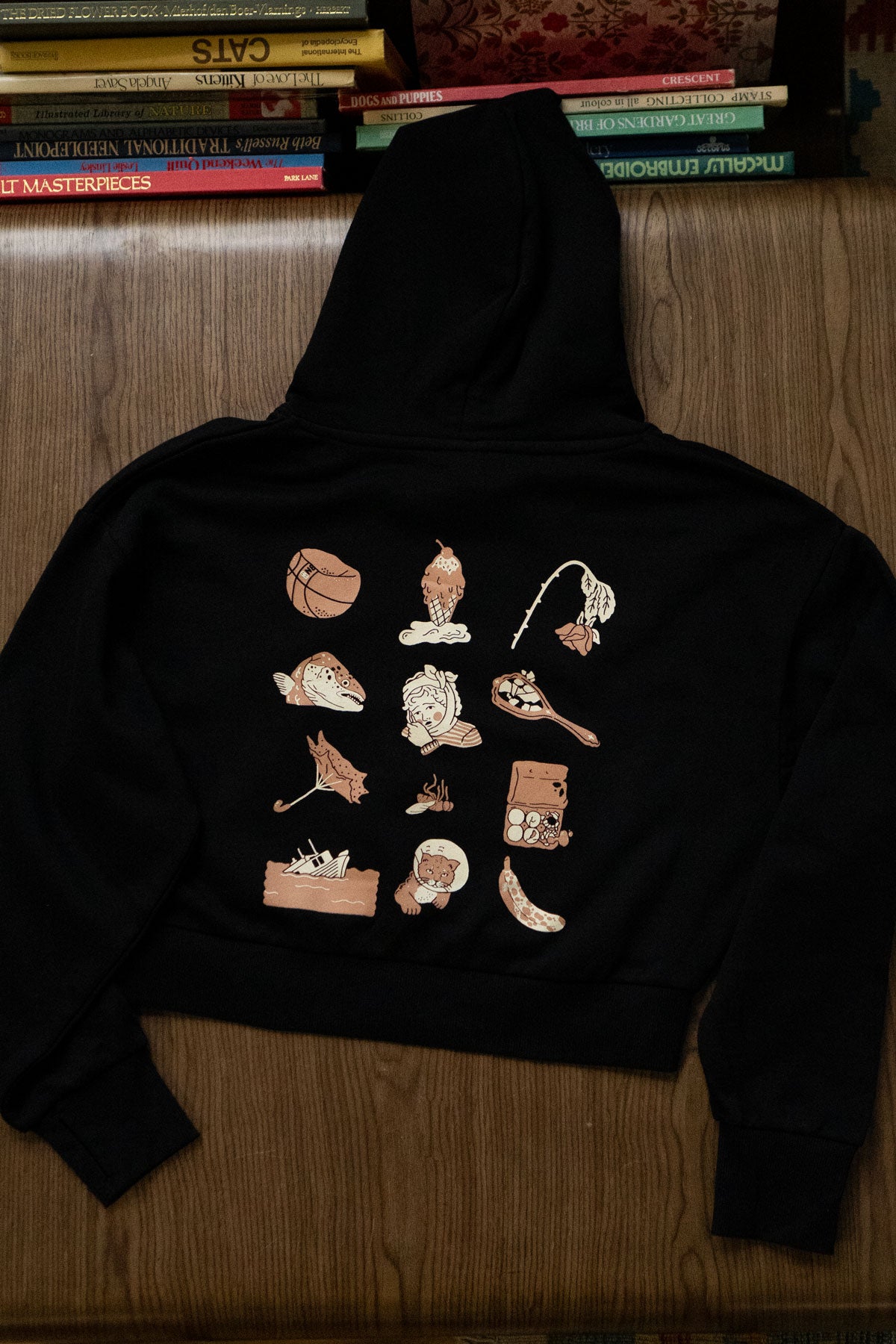 Been Better Rose Crop Hoodie