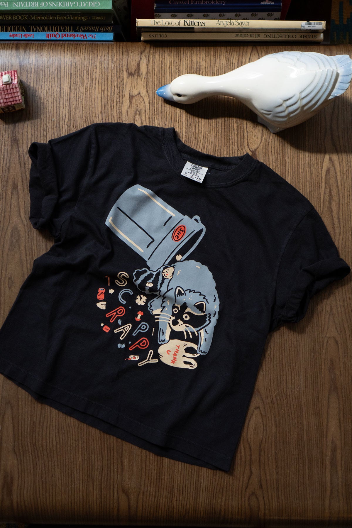 Scrappy Raccoon CC Boxy Tee