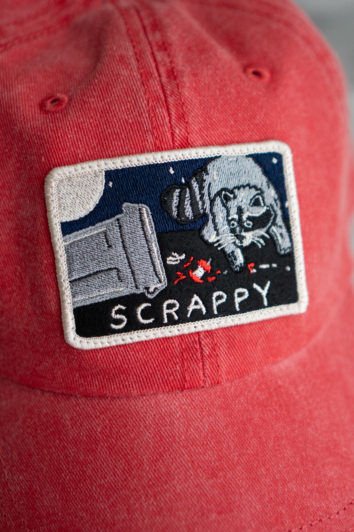 Scrappy Raccoon (Trash) - Sticky Patch