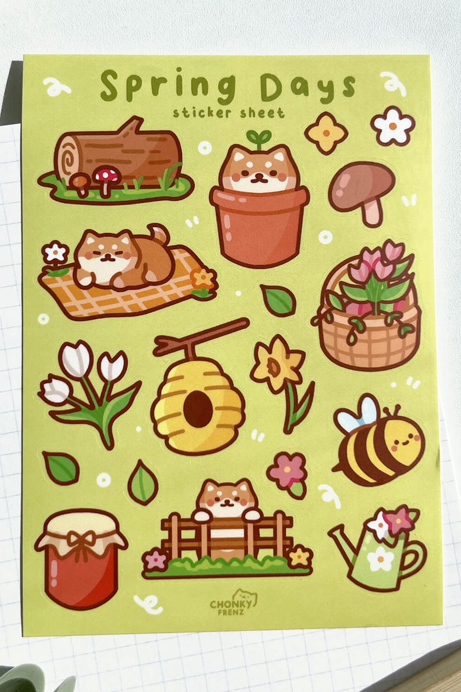 Spring Days - Sticker Sheet