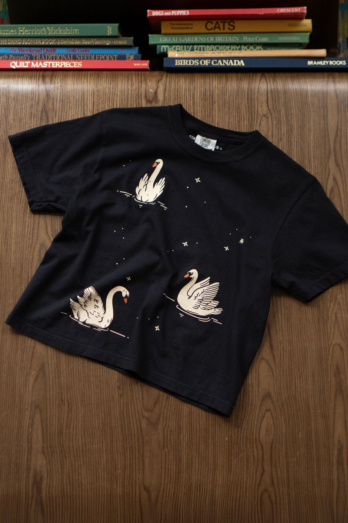 Night Swans CC Boxy Tee
