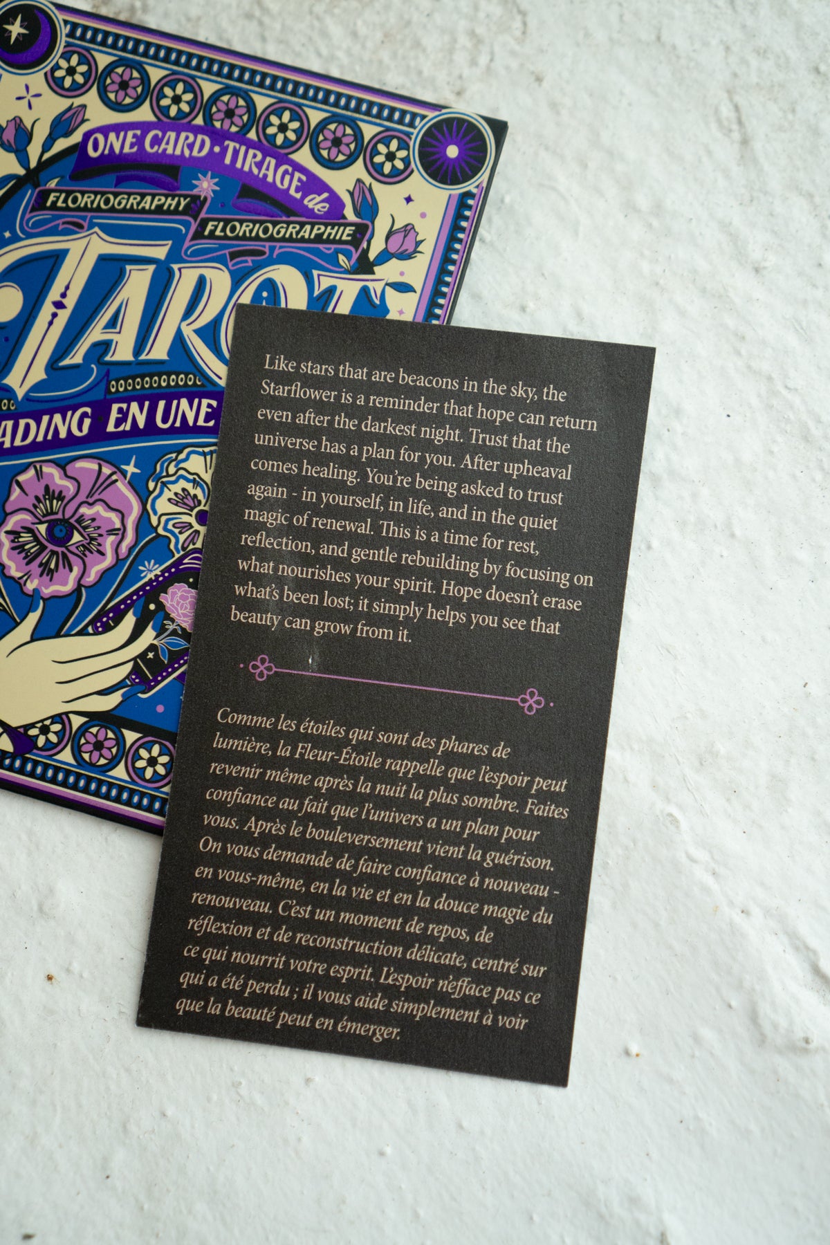 One Card Floriography Tarot Reading | Surprise Design