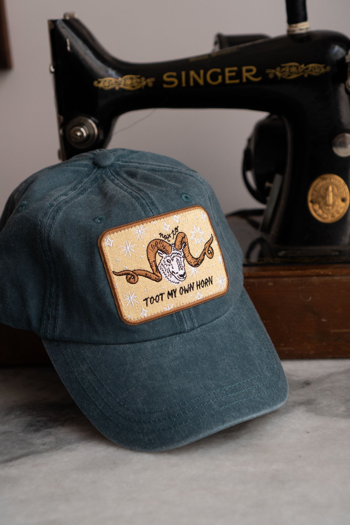 Toot my Own Horn Patched Dad Hat