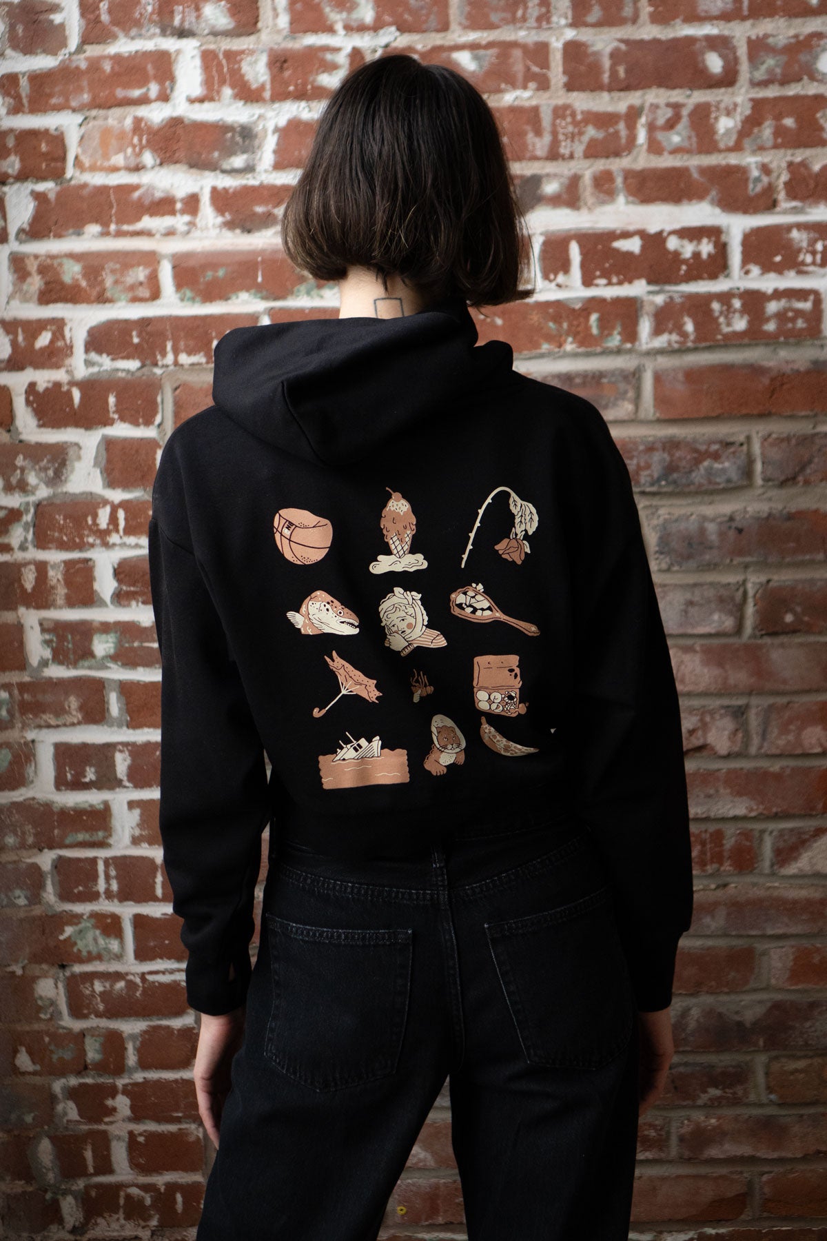 Been Better Toothache Crop Hoodie