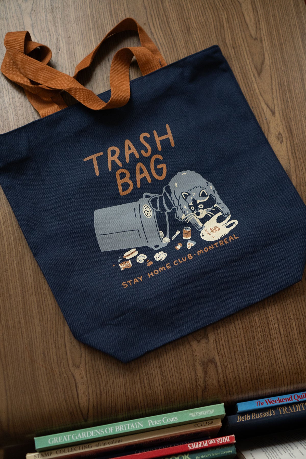 Trash Bag Big Zip Tote