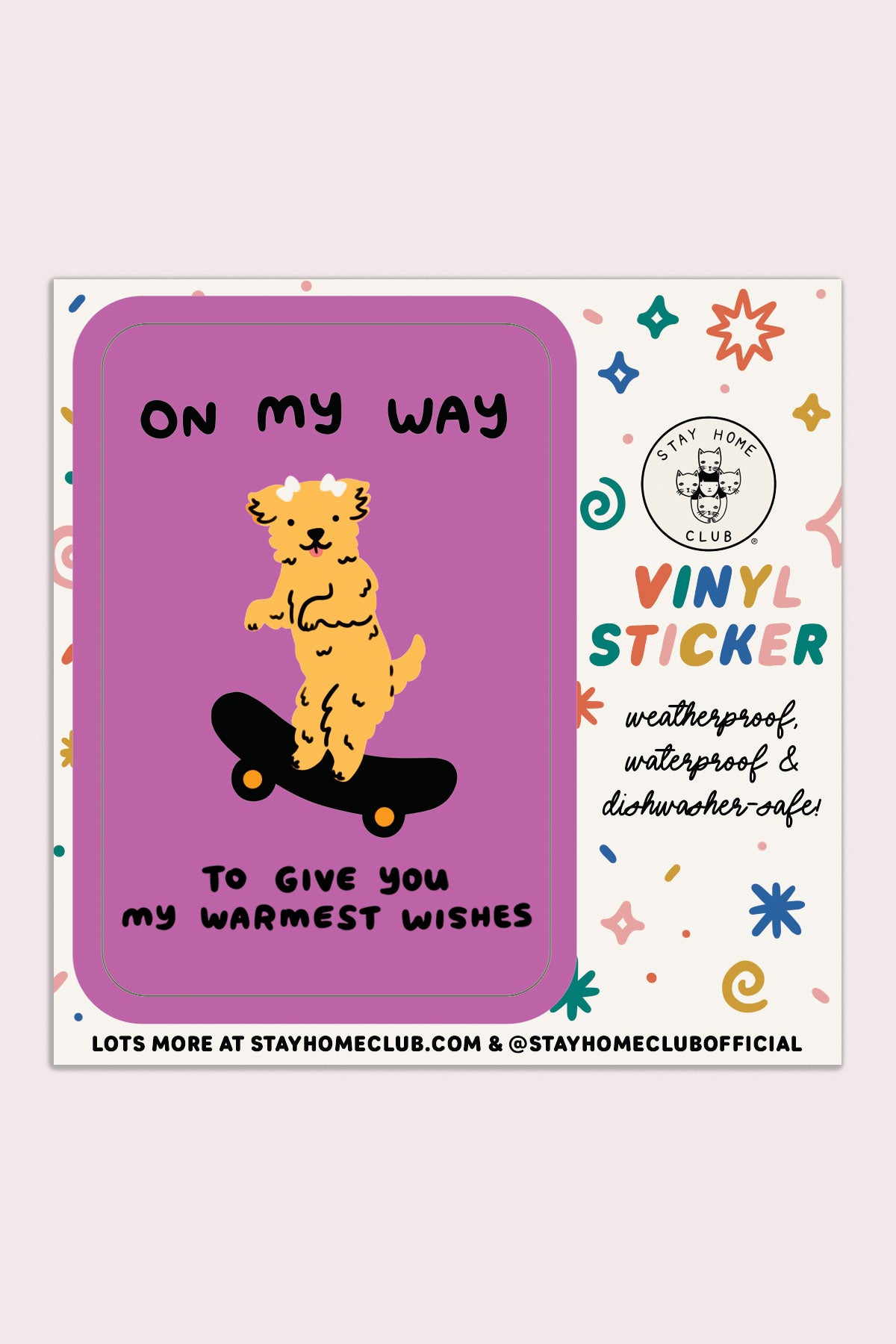 Warmest Wishes Vinyl Sticker