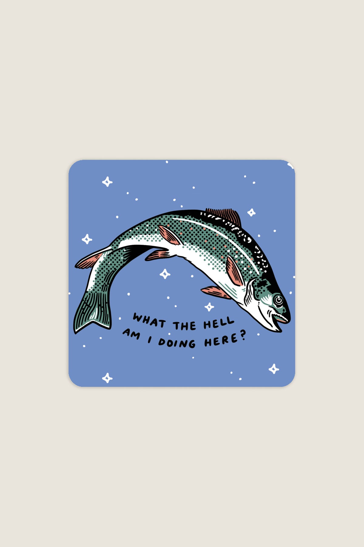 What The Hell Vinyl Sticker
