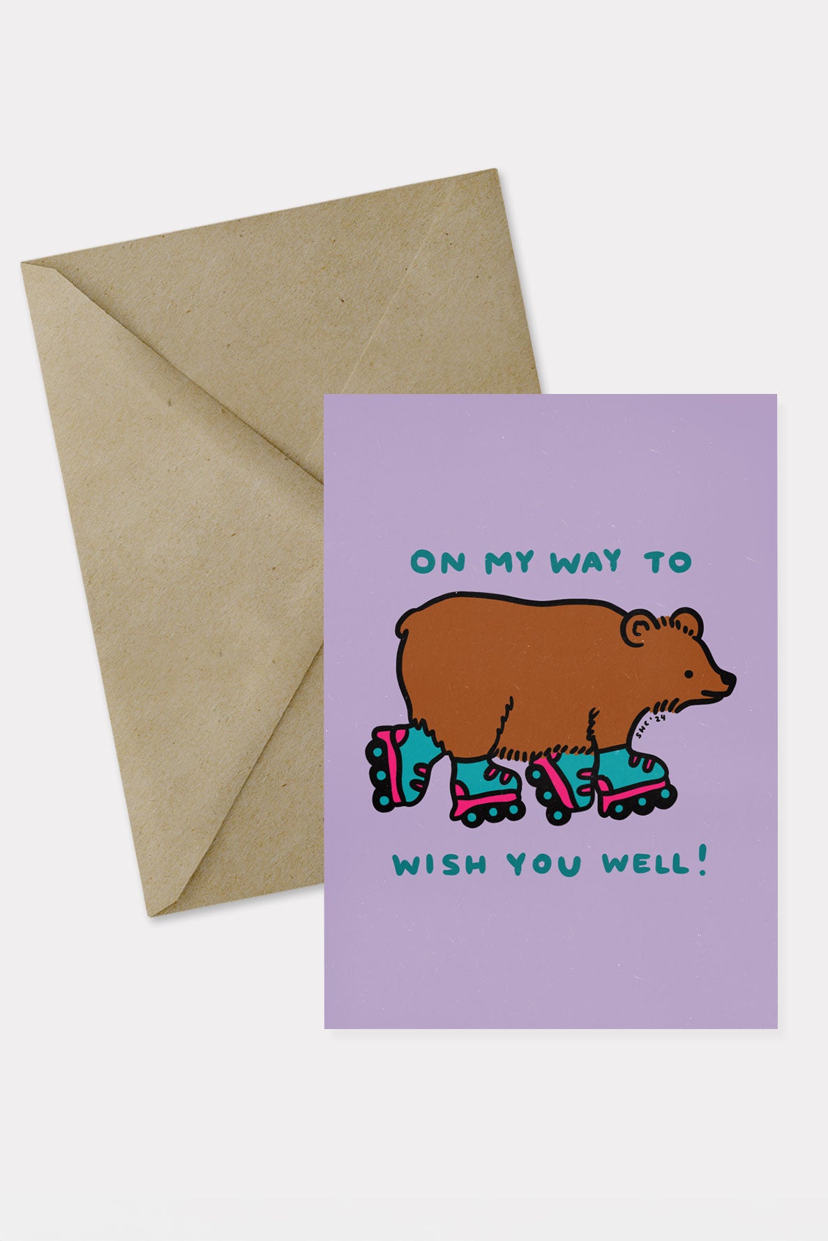 Wish You Well (Bear) Card