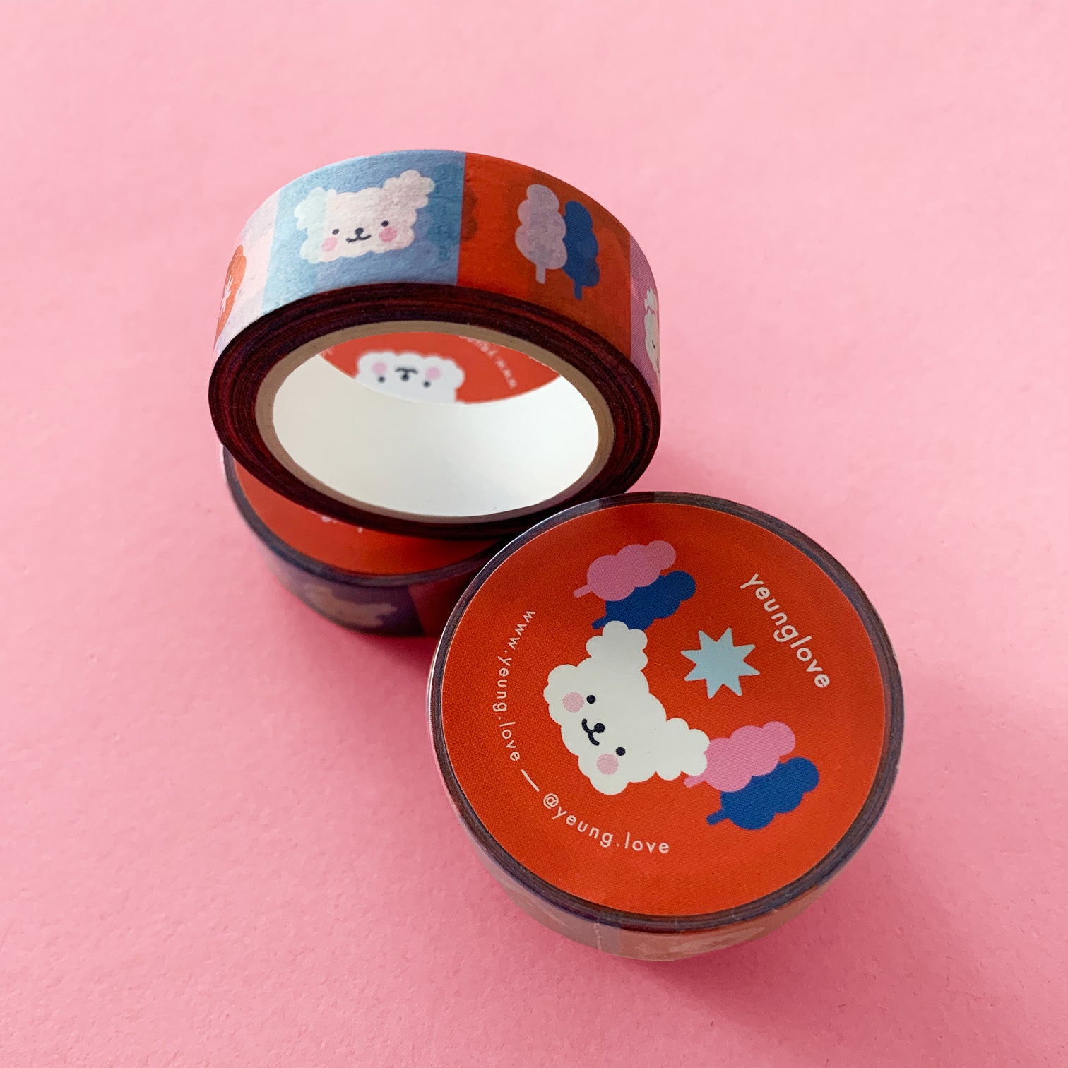 Ruban Décoratif 'Puppy Wonderland Checker'